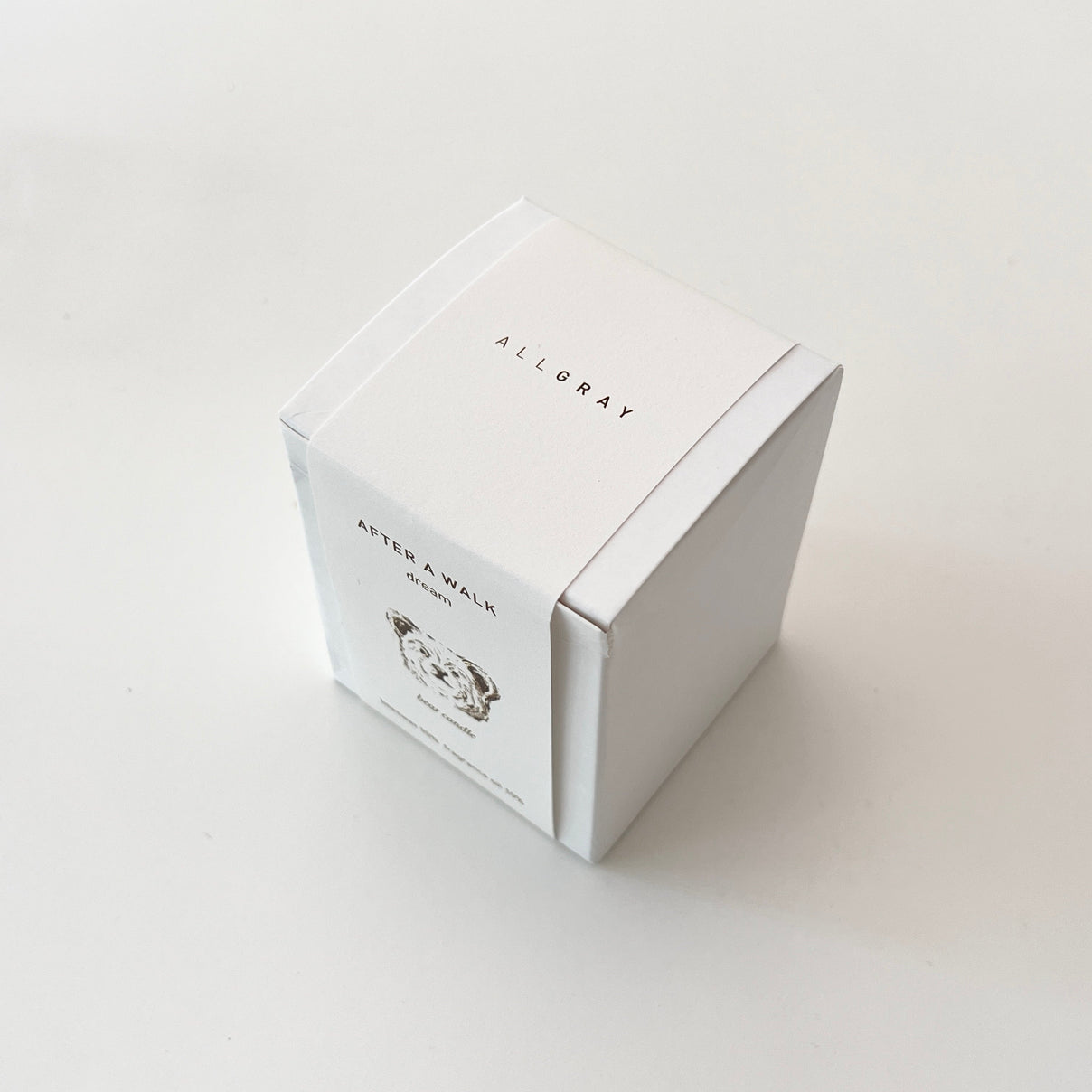 BR-1215-ALLGRAY-ALLGRAY キャンドル｜bear candle