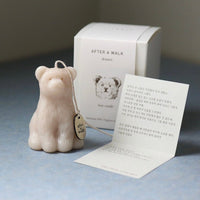 BR-1215-ALLGRAY-ALLGRAY キャンドル｜bear candle