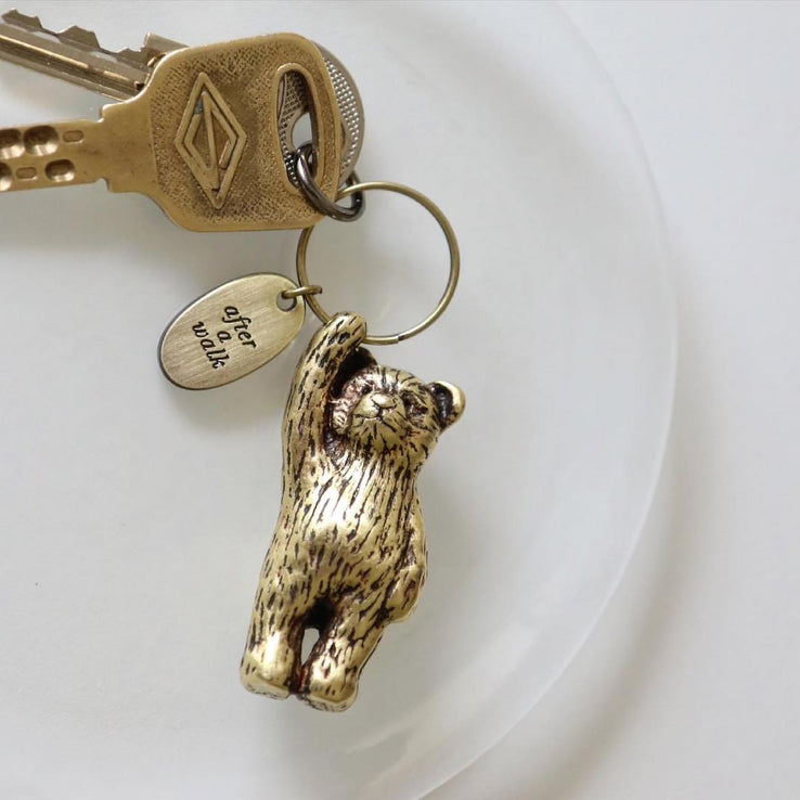 BR-1214-ALLGRAY-ALLGRAY キーリング｜bear keyring
