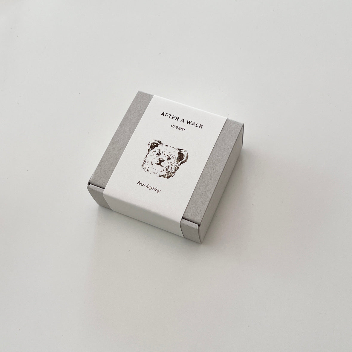 BR-1214-ALLGRAY-ALLGRAY キーリング｜bear keyring