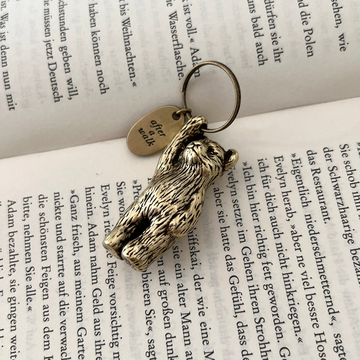 BR-1214-ALLGRAY-ALLGRAY キーリング｜bear keyring