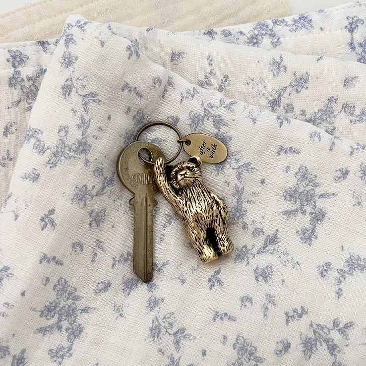BR-1214-ALLGRAY-ALLGRAY キーリング｜bear keyring
