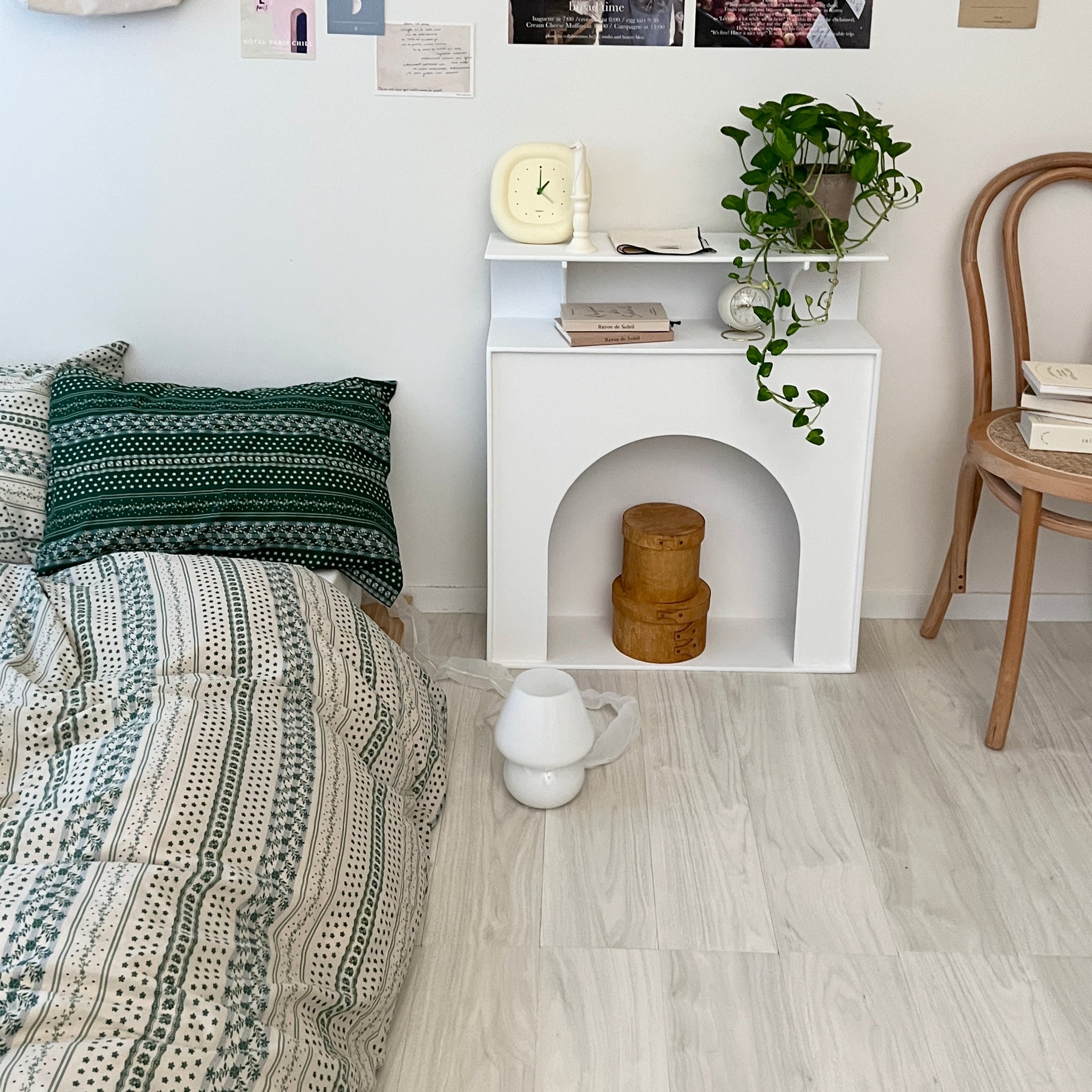 BR-2629-BEURRE BLEU-BEURRE BLEU ベッドカバー｜FOREST（IVORY GREEN）