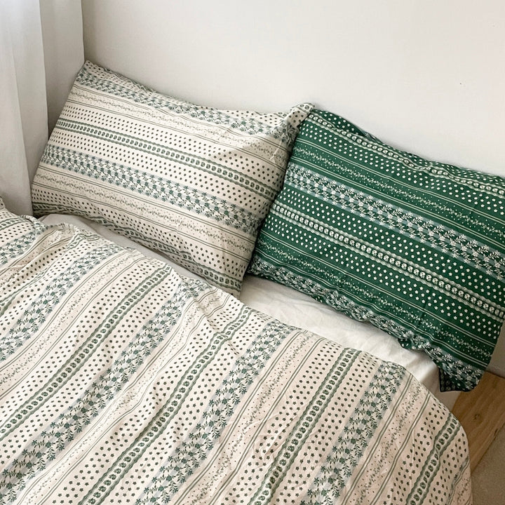 BEURRE BLEU 布団カバー枕カバー｜FOREST（IVORY GREEN）｜シングル