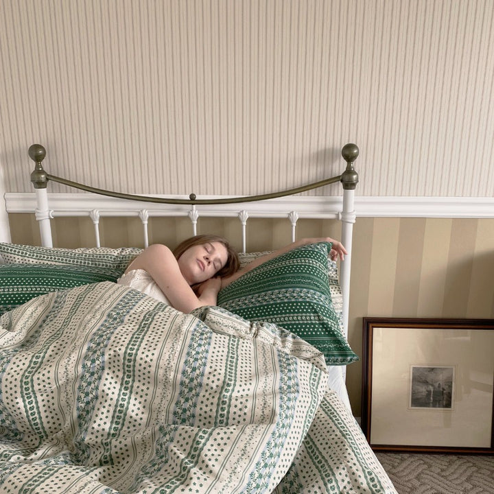 BEURRE BLEU 布団カバー枕カバー｜FOREST（IVORY GREEN）｜シングル