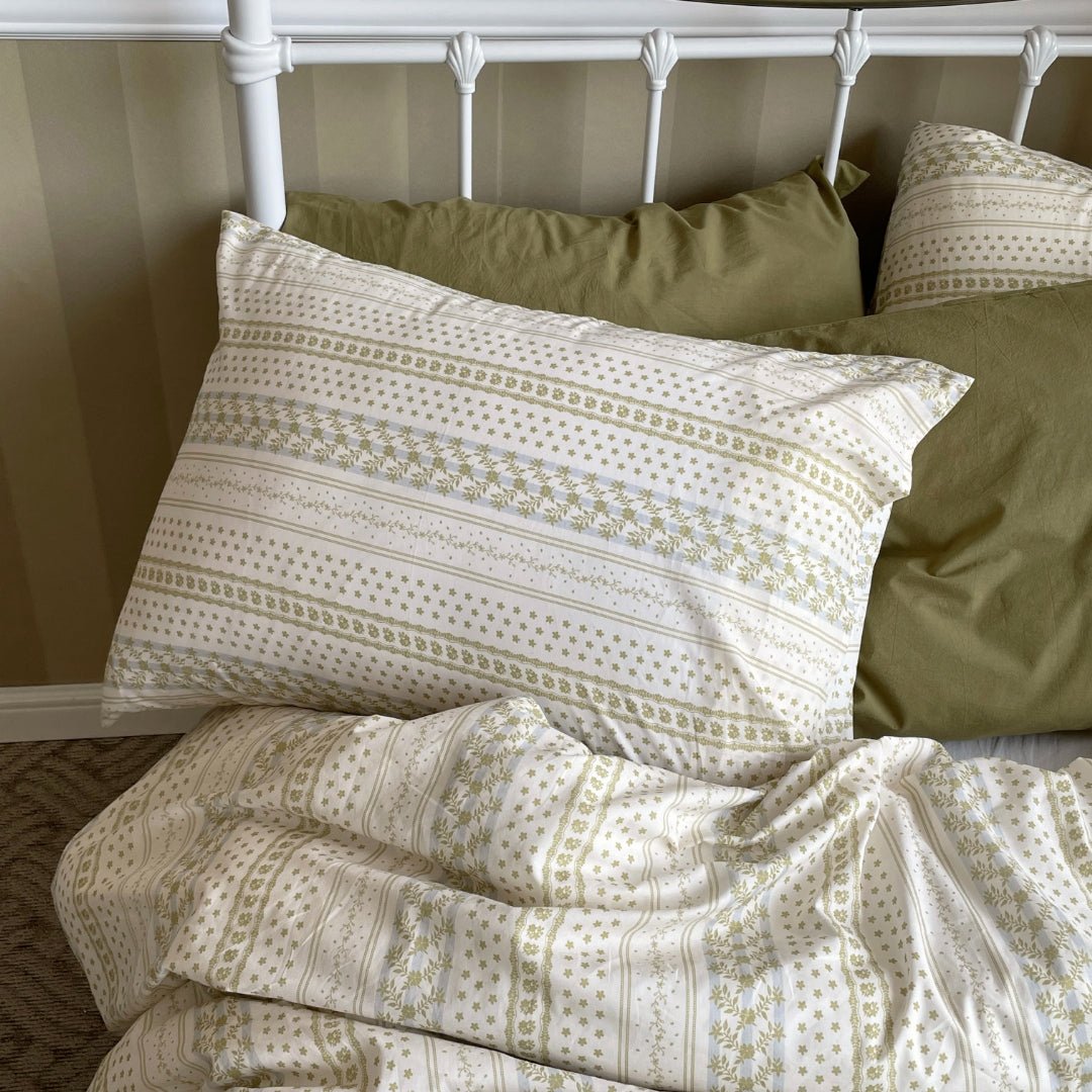 BR-2621-BEURRE BLEU-BEURRE BLEU ベッドカバー｜FOREST（OLIVE）