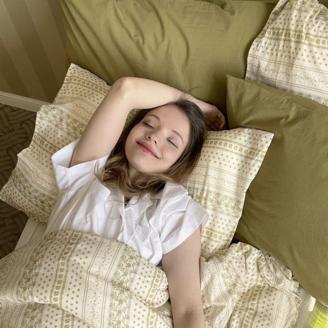 BEURRE BLEU 布団カバー枕カバー｜FOREST（OLIVE）｜シングル｜韓国