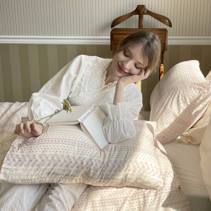 BEURRE BLEU 布団カバー枕カバー｜FOREST（PINK）｜シングル｜韓国