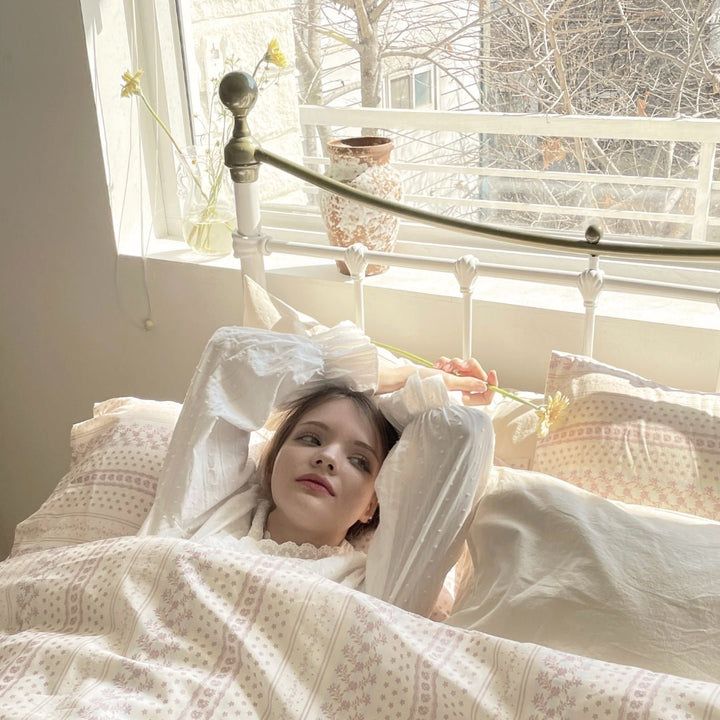 BEURRE BLEU 布団カバー枕カバー｜FOREST（PINK）｜シングル｜韓国