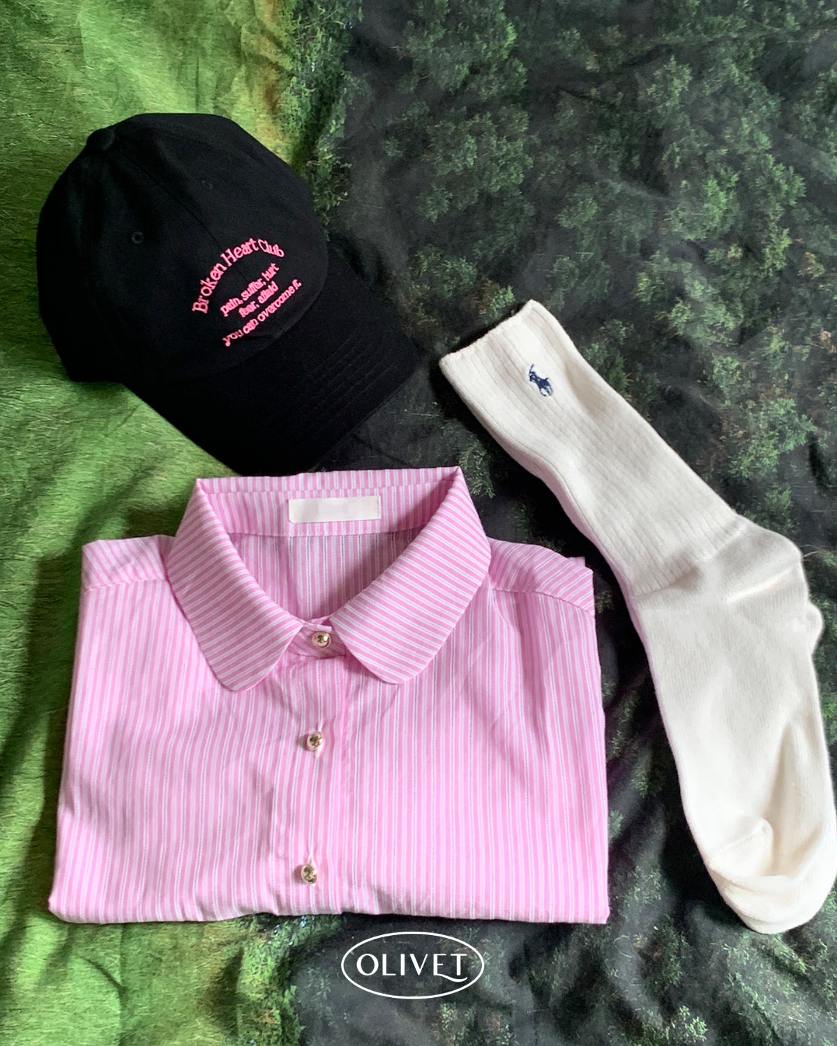 BR-3695-Olivet-Olivet キャップ｜broken heart club ball cap