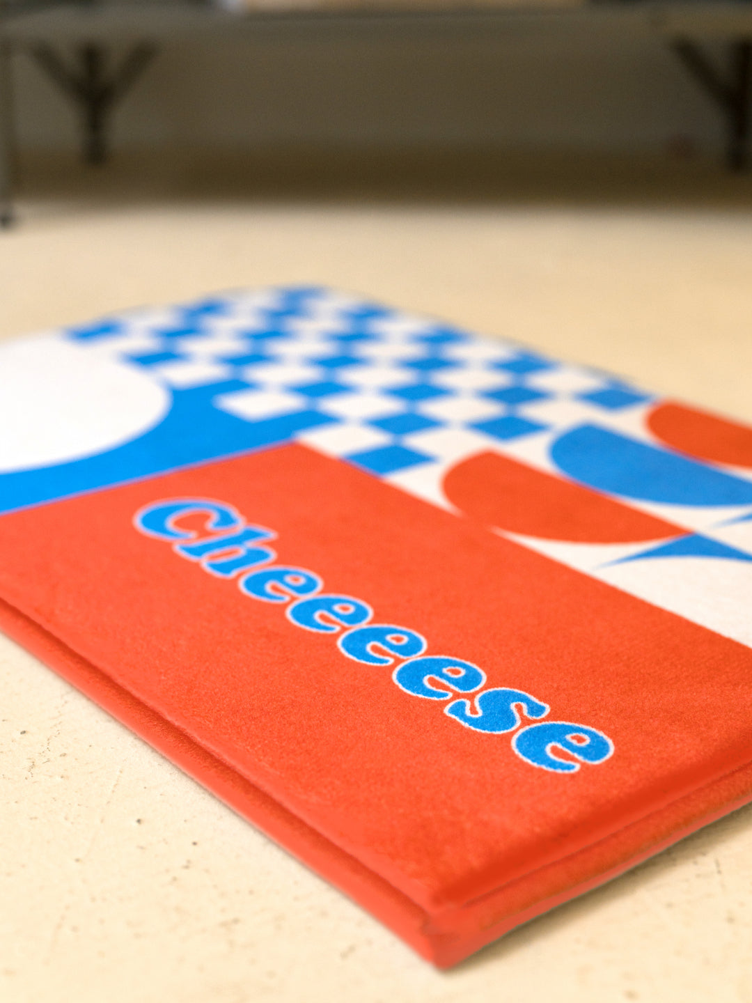 BR-3810-mix&match-mix&match ミニラグ｜Checkerboard cheese