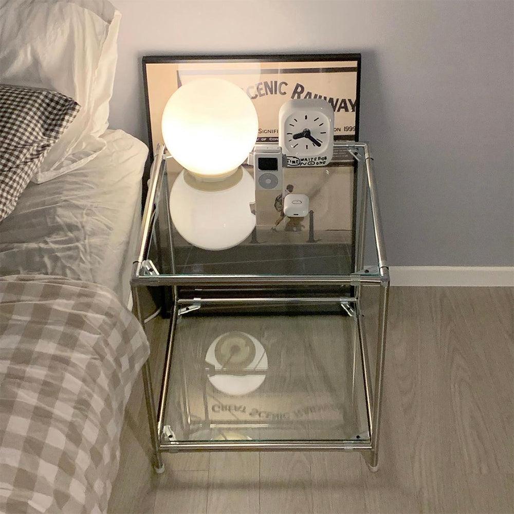 BR-1425-vamir-vamir サイドテーブル｜Stainless Modular Side Table Cube