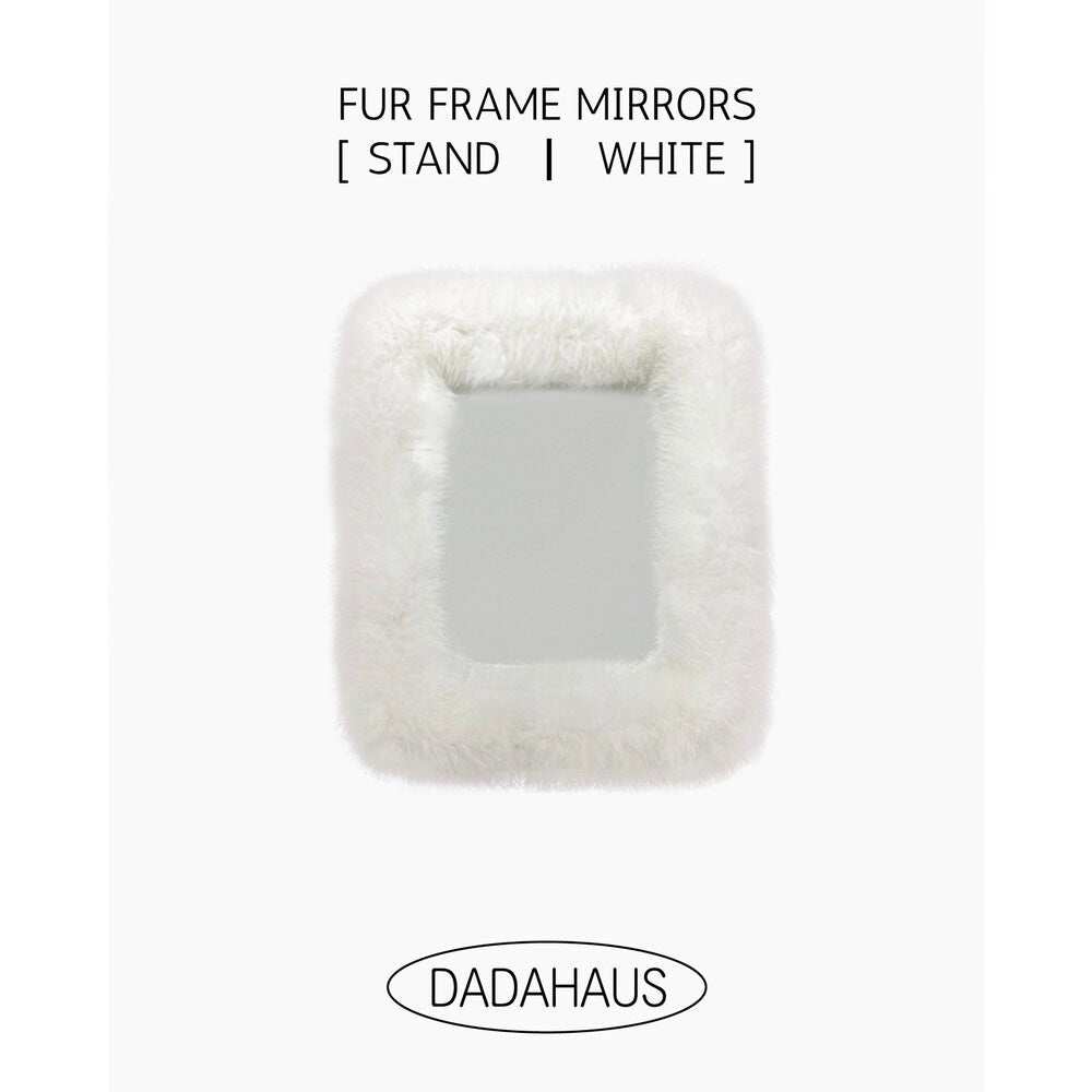 BR-1179-DADAHAUS-DADAHAUS｜FUR FRAME STAND MIRROR