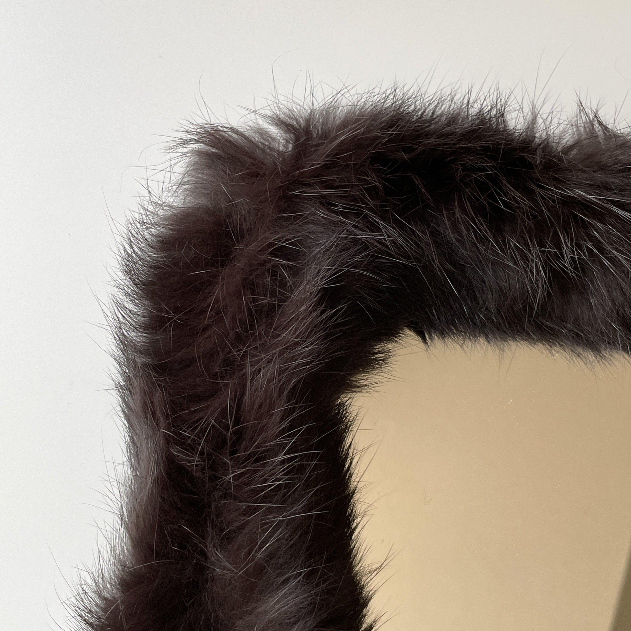 BR-1179-DADAHAUS-DADAHAUS｜FUR FRAME STAND MIRROR