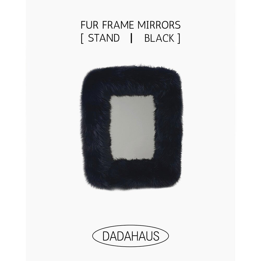 BR-1179-DADAHAUS-DADAHAUS｜FUR FRAME STAND MIRROR
