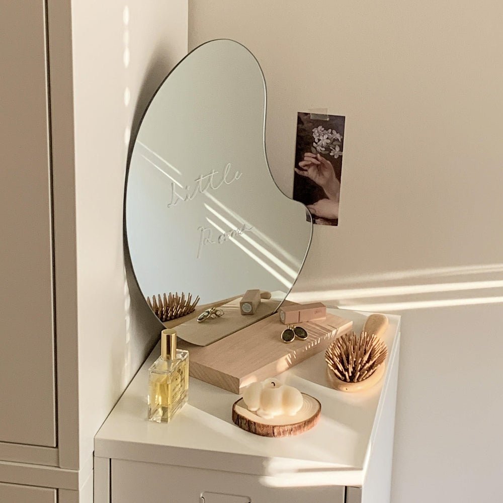 ラウンドバスルームバニティミラーウォールマウント|シャワー用円形