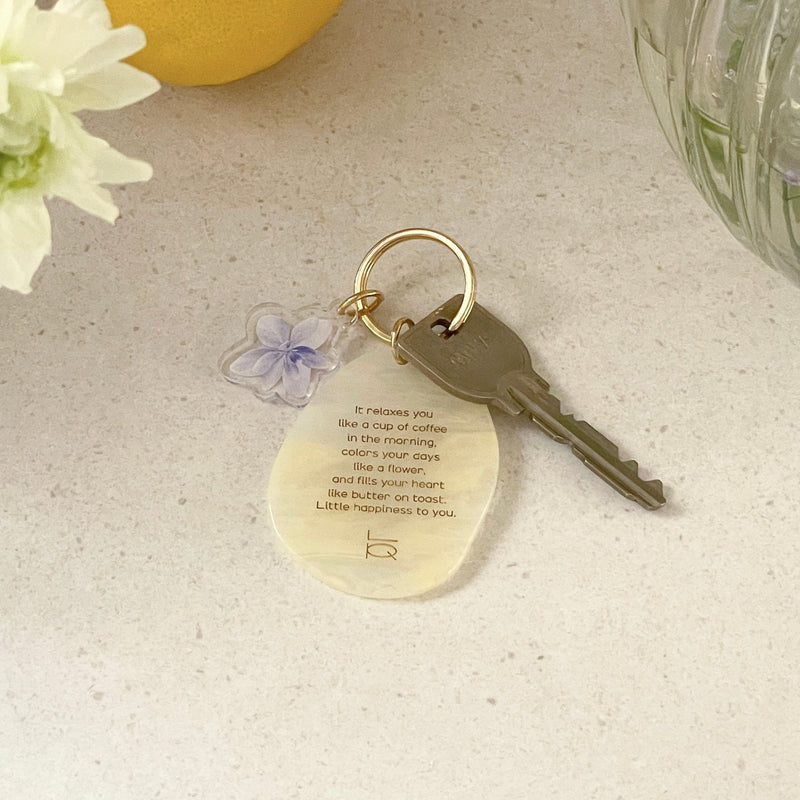OR-1617-Little Rooms-キーホルダー｜flower motif keyring
