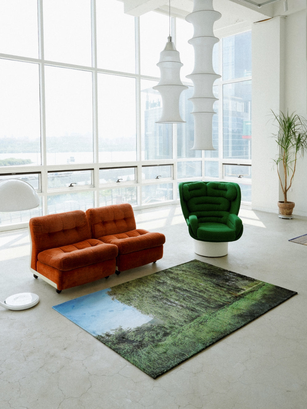 BR-3785-sleeptight.object-sleeptight.object ラグ｜green willow rug