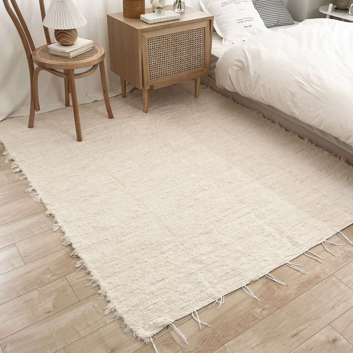 BR-2821-Little Rooms select-Handmade cotton rug｜textured