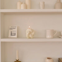 BR-1220-honey flamingo-honey flamingo キャンドル｜Tube knot candle