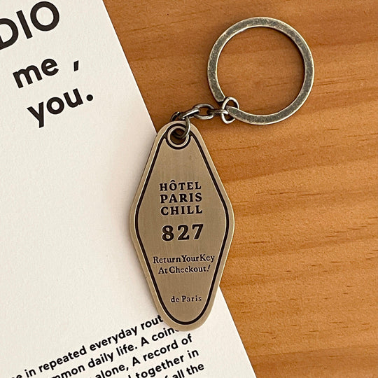 NCB56-00063A-HOTEL PARIS CHILL-HOTEL PARIS CHILL キーホルダー｜827 Hotel Room Keychain
