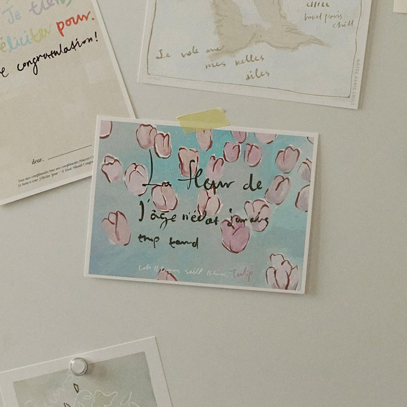 BR-1164 - HOTEL PARIS CHILL - HOTEL PARIS CHILL ポストカード｜Late Bloomers, Tulip