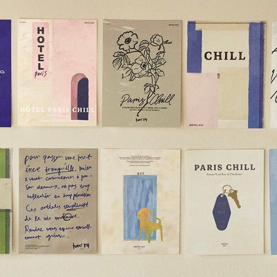 BR-1169 - HOTEL PARIS CHILL - HOTEL PARIS CHILL ポストカード｜The Door with Yellow Chair