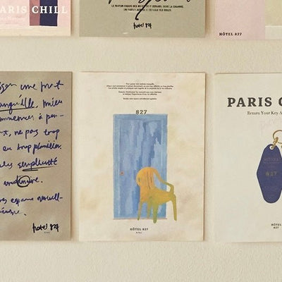 BR-1169 - HOTEL PARIS CHILL - HOTEL PARIS CHILL ポストカード｜The Door with Yellow Chair