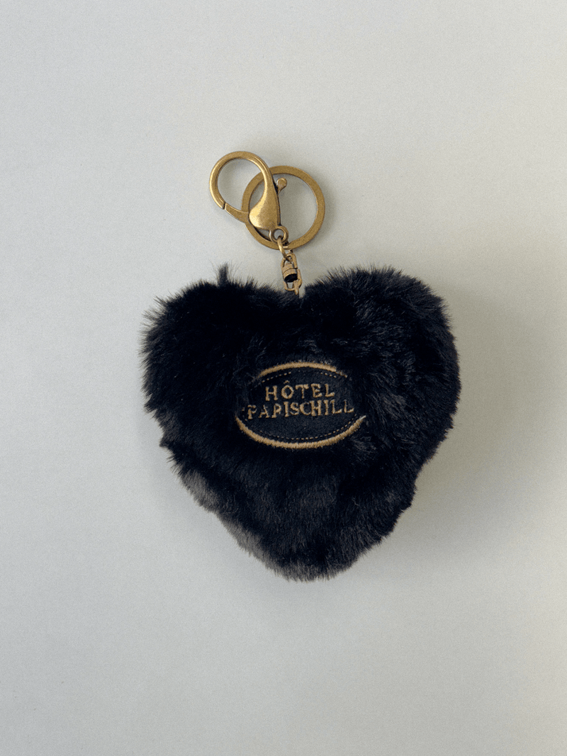 BR-5153-HOTEL PARIS CHILL-HOTEL PARIS CHILL キーホルダー｜Fluffy Heart Keychain