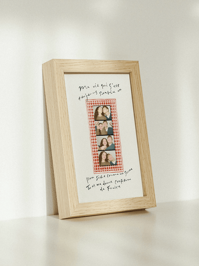 BR-5161-HOTEL PARIS CHILL-HOTEL PARIS CHILL ｜4Cut Paper Photo Frame （Red Pattern）