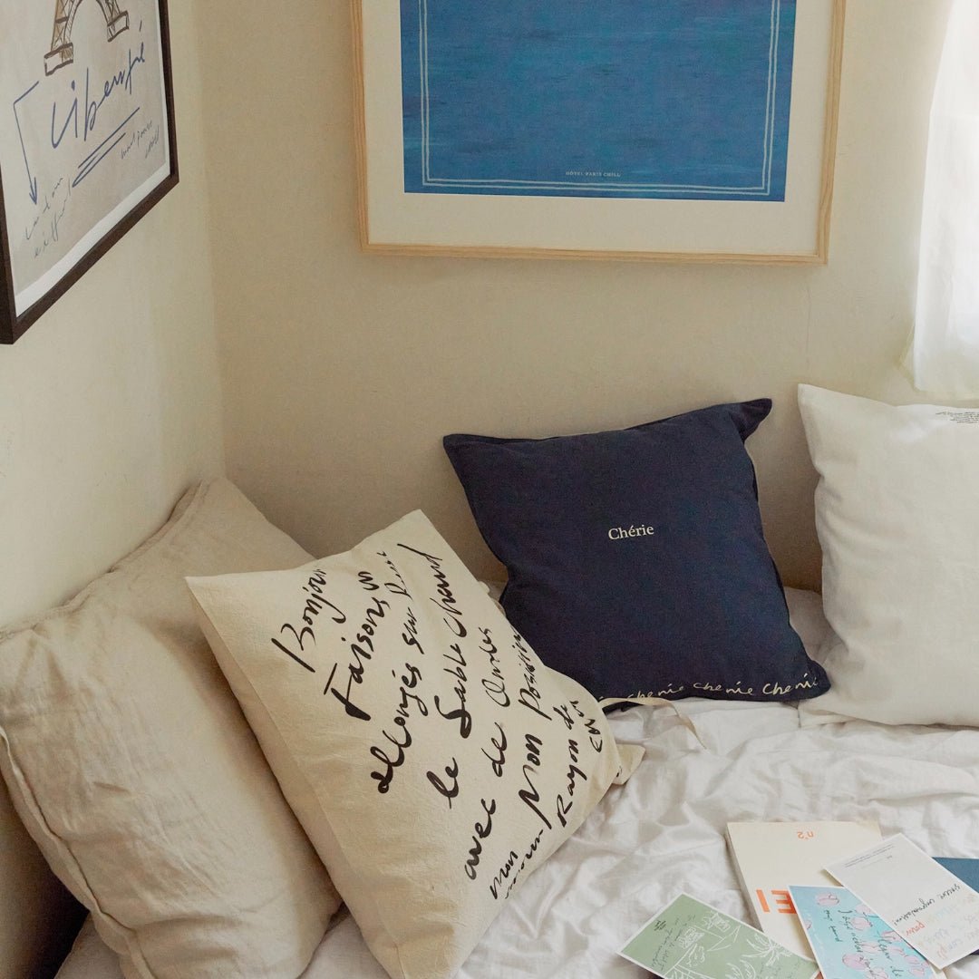 SE-1941-HOTEL PARIS CHILL-HOTEL PARIS CHILL クッションカバー｜Relaxed Cotton-Linen Cushion Cover