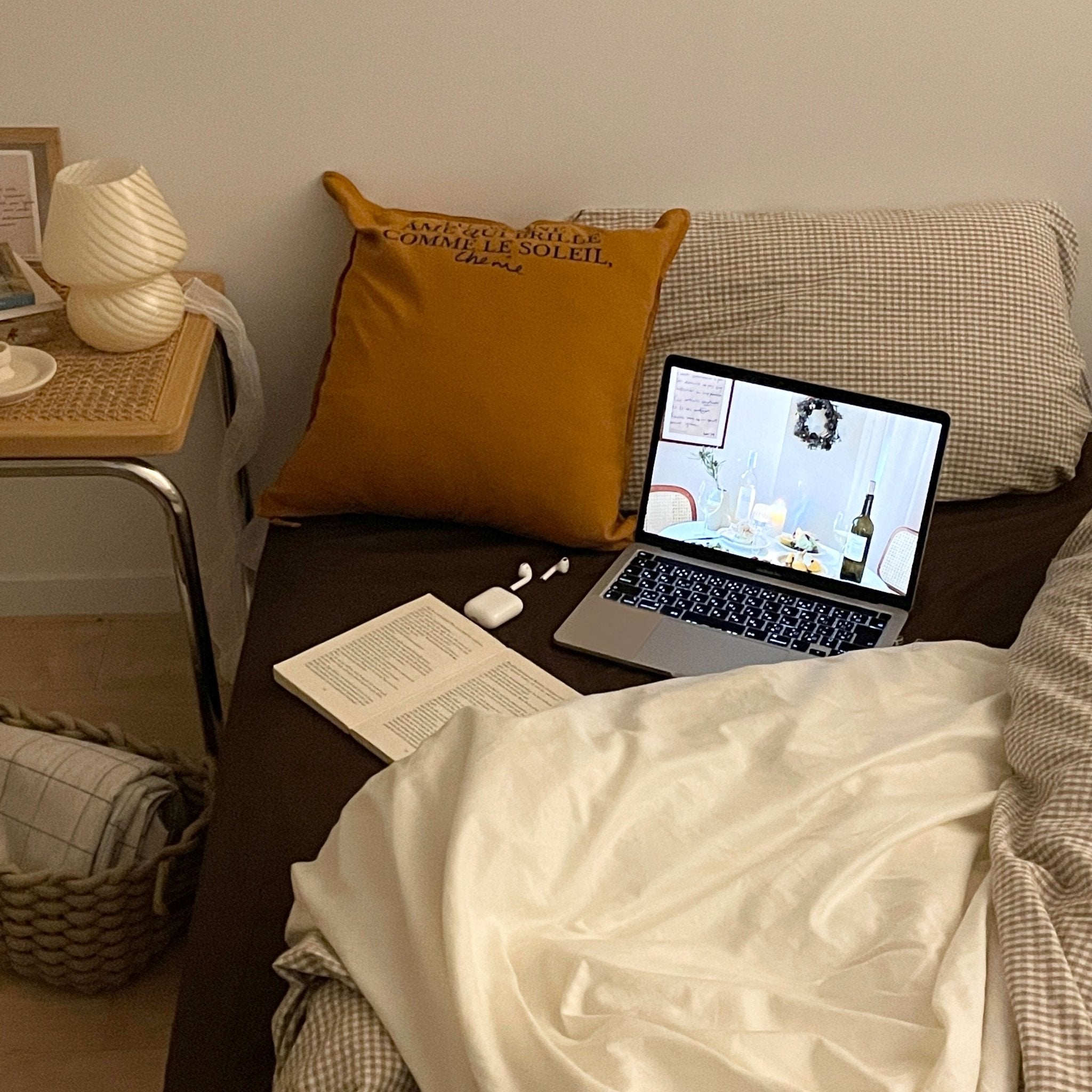 SE-1941-HOTEL PARIS CHILL-HOTEL PARIS CHILL クッションカバー｜Relaxed Cotton-Linen Cushion Cover