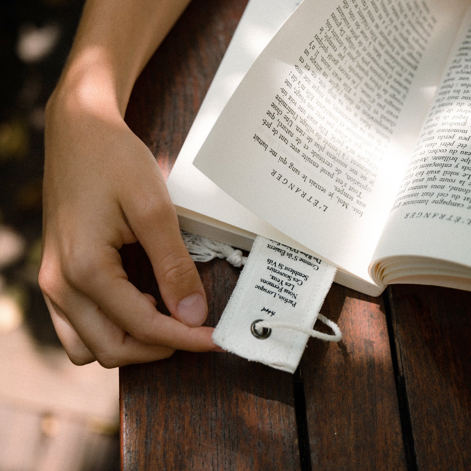 BR-2445-HOTEL PARIS CHILL-HOTEL PARIS CHILL ブックマーク｜Summer Magic Fabric Bookmark