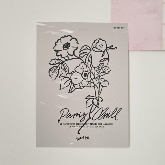 NCB43-00077A-HOTEL PARIS CHILL-HOTEL PARIS CHILL ポストカード｜The Delightful Flower