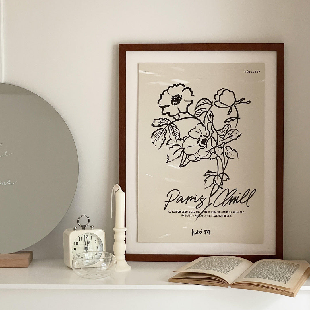 HOTEL PARIS CHILL ポスター | The Delightful Flower – Little Rooms