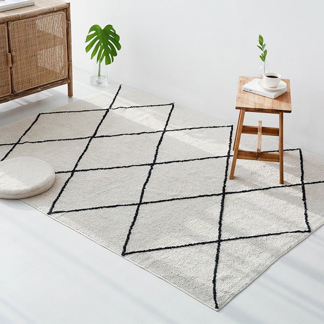 BR-3671-MARKET B-MARKET B｜NUNETIラグ 150×200