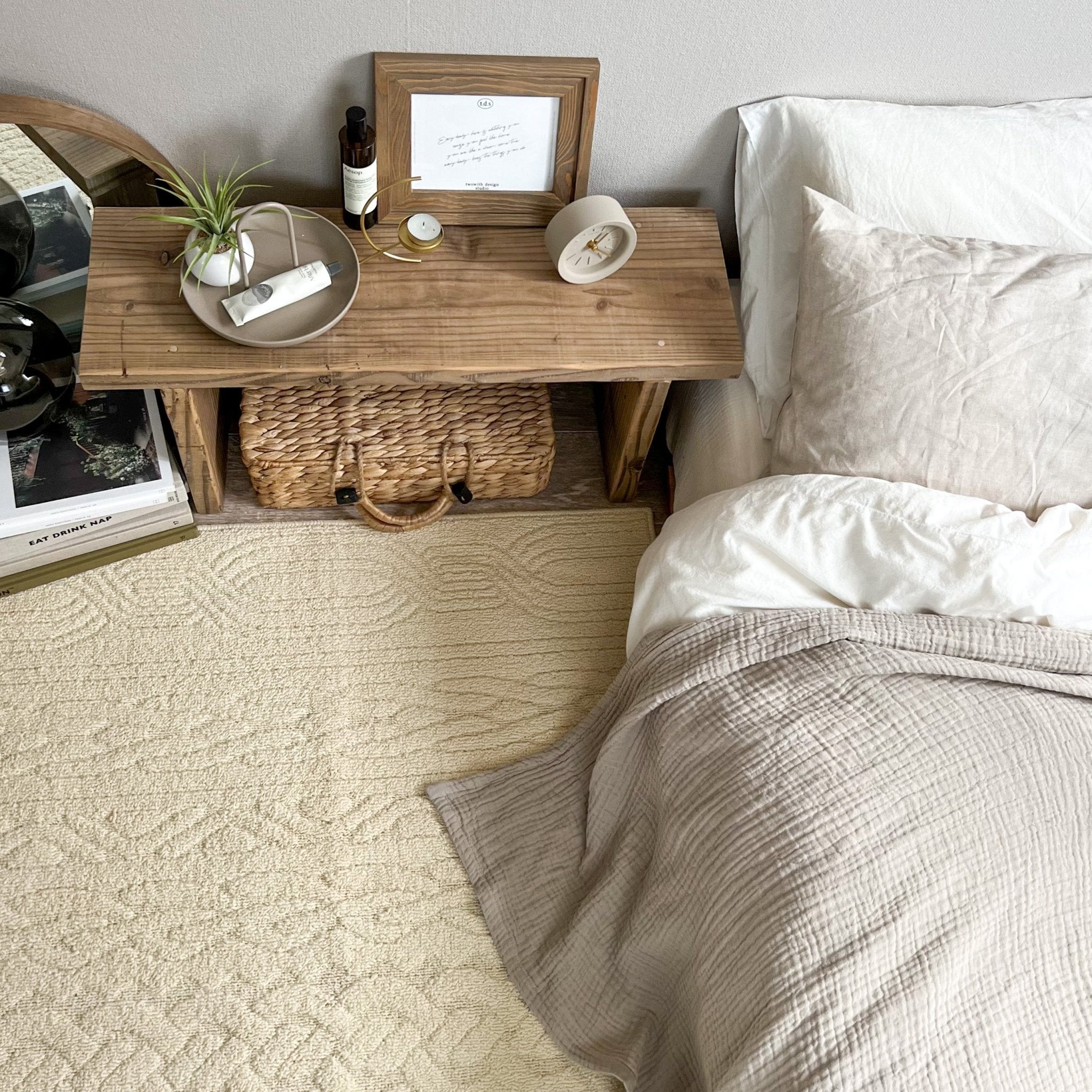BR-2541-Little Rooms select-洗えるデザインラグ knit tuft rug