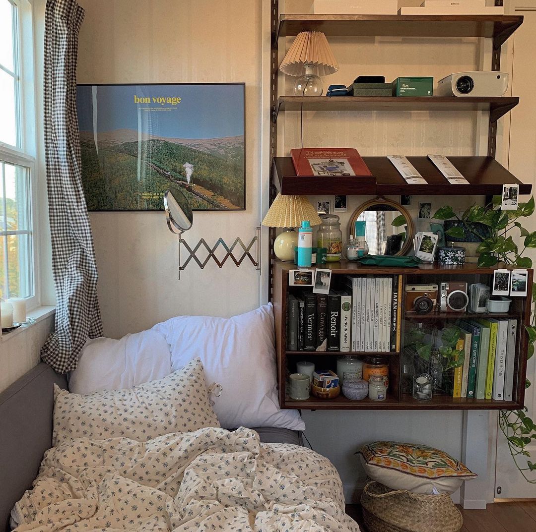OR-2225-Little Rooms-リバーシブル布団カバー｜rose duvet cover