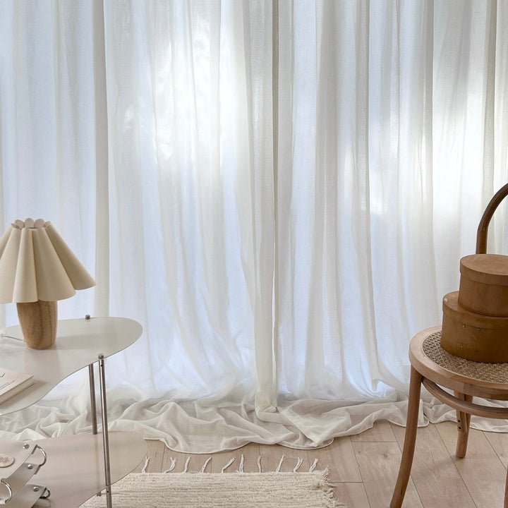 BR-5099-Little Rooms-フルオーダー｜カラーシフォンカーテン ナチュラルホワイト