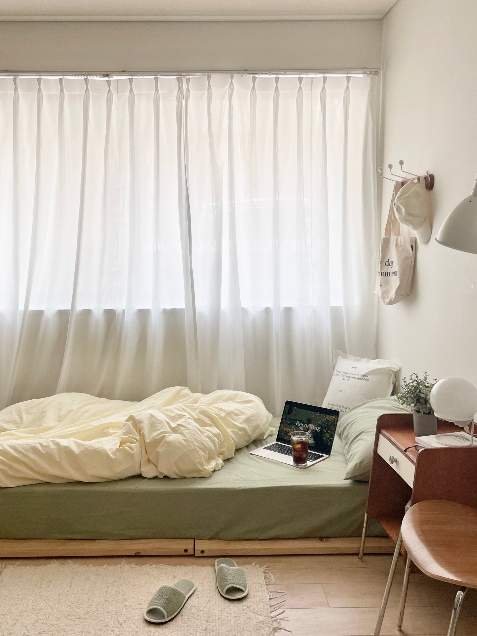 OR-1674-Little Rooms-セミオーダーサイズ｜とろみ遮像レースカーテン 1枚（2倍ヒダ）
