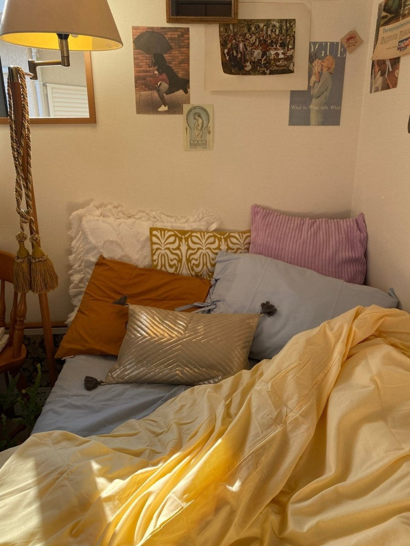 OR-2004 - Little Rooms - 布団カバー｜plain duvet cover - pale color - 