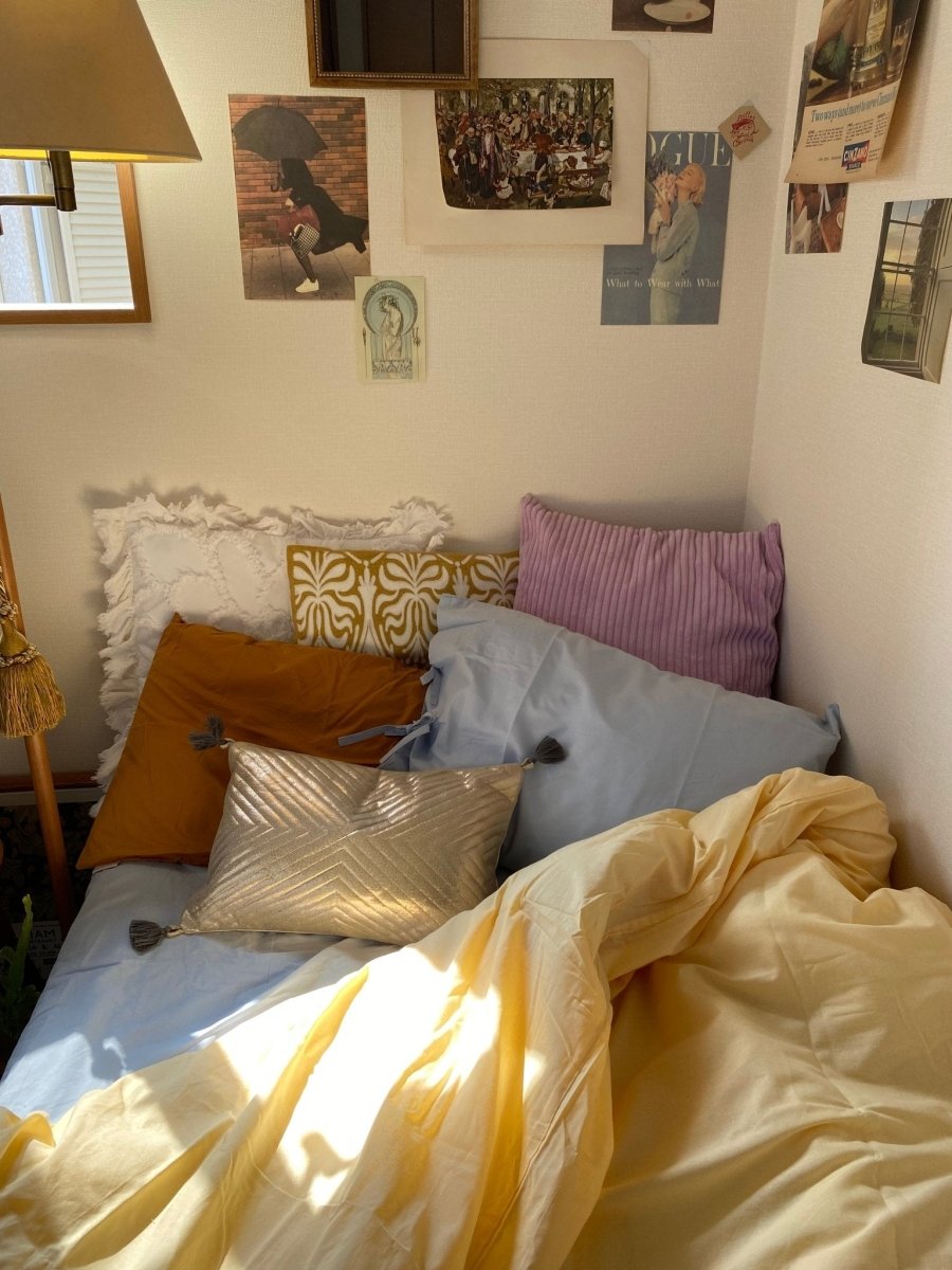 OR-2009-Little Rooms-ボックスシーツ｜plain mattress cover -pale color-