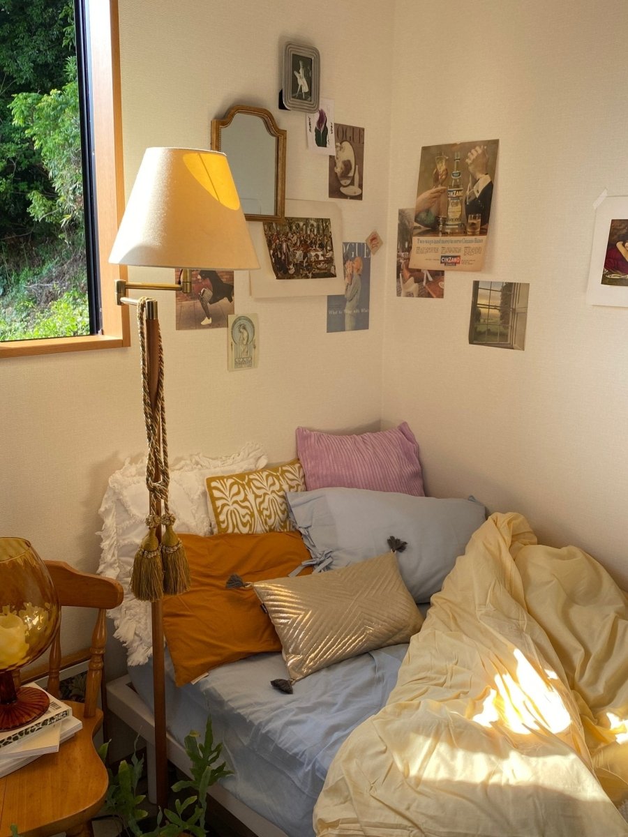 OR-2009-Little Rooms-ボックスシーツ｜plain mattress cover -pale color-