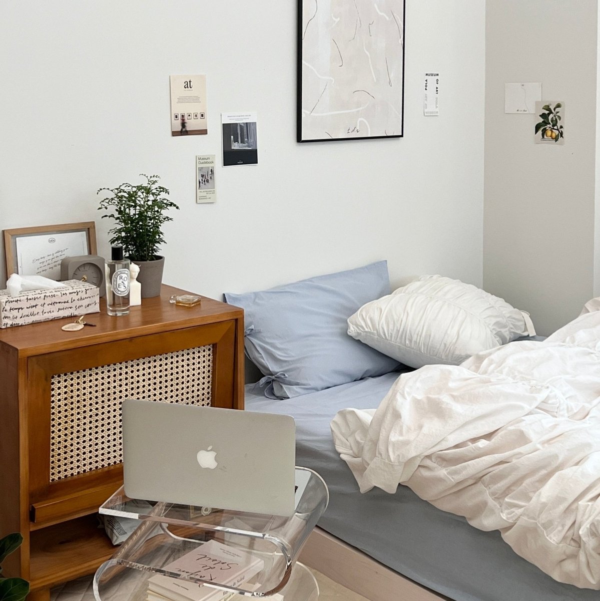 OR-2009-Little Rooms-ボックスシーツ｜plain mattress cover -pale color-