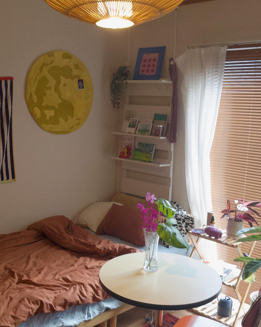 OR-2019-Little Rooms-リボン付き枕カバー｜plain pillow cover -chic color-