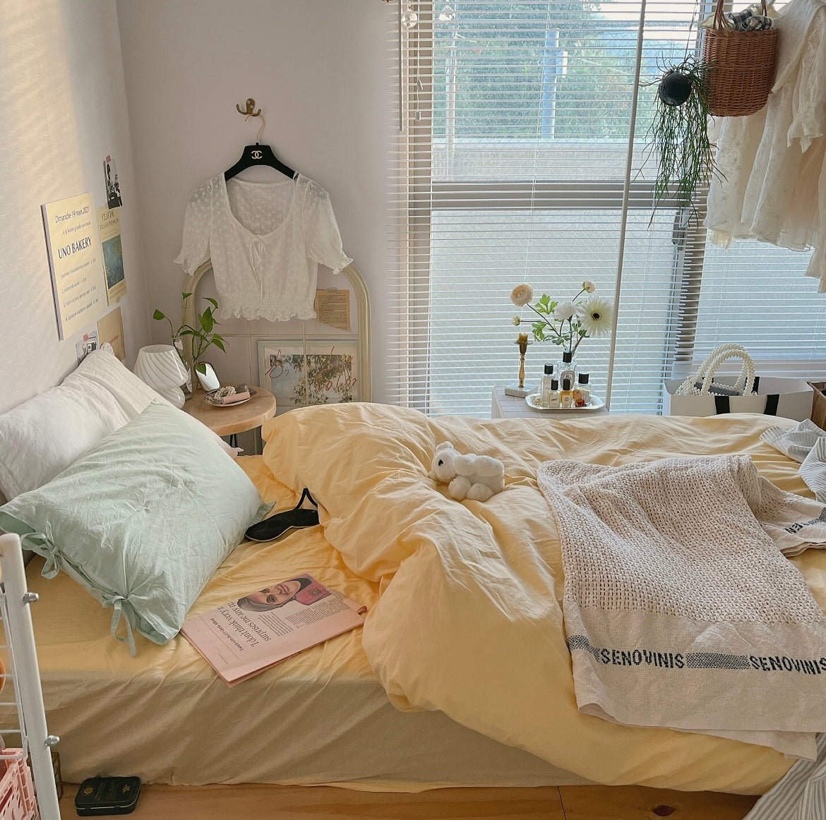 OR-2058-Little Rooms-ボックスシーツ｜plain mattress cover -pale color-