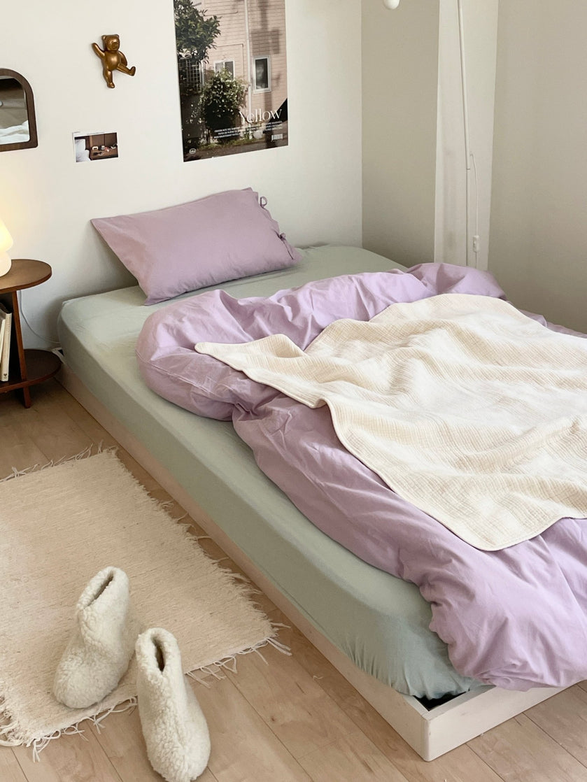 SE-2093-Little Rooms-【セットでお得】布団カバー2点セット｜plain cover set -pale color-
