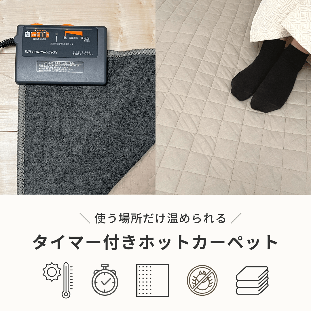 SE-3095-Little Rooms-冬もあったか air rug × ホットカーペットセット