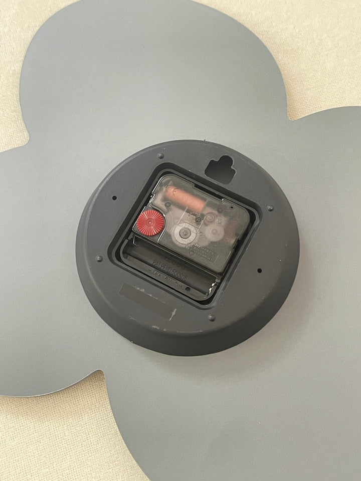 シルバーフラワー掛け時計| シンプル ミラー 鏡 インテリア おしゃれ