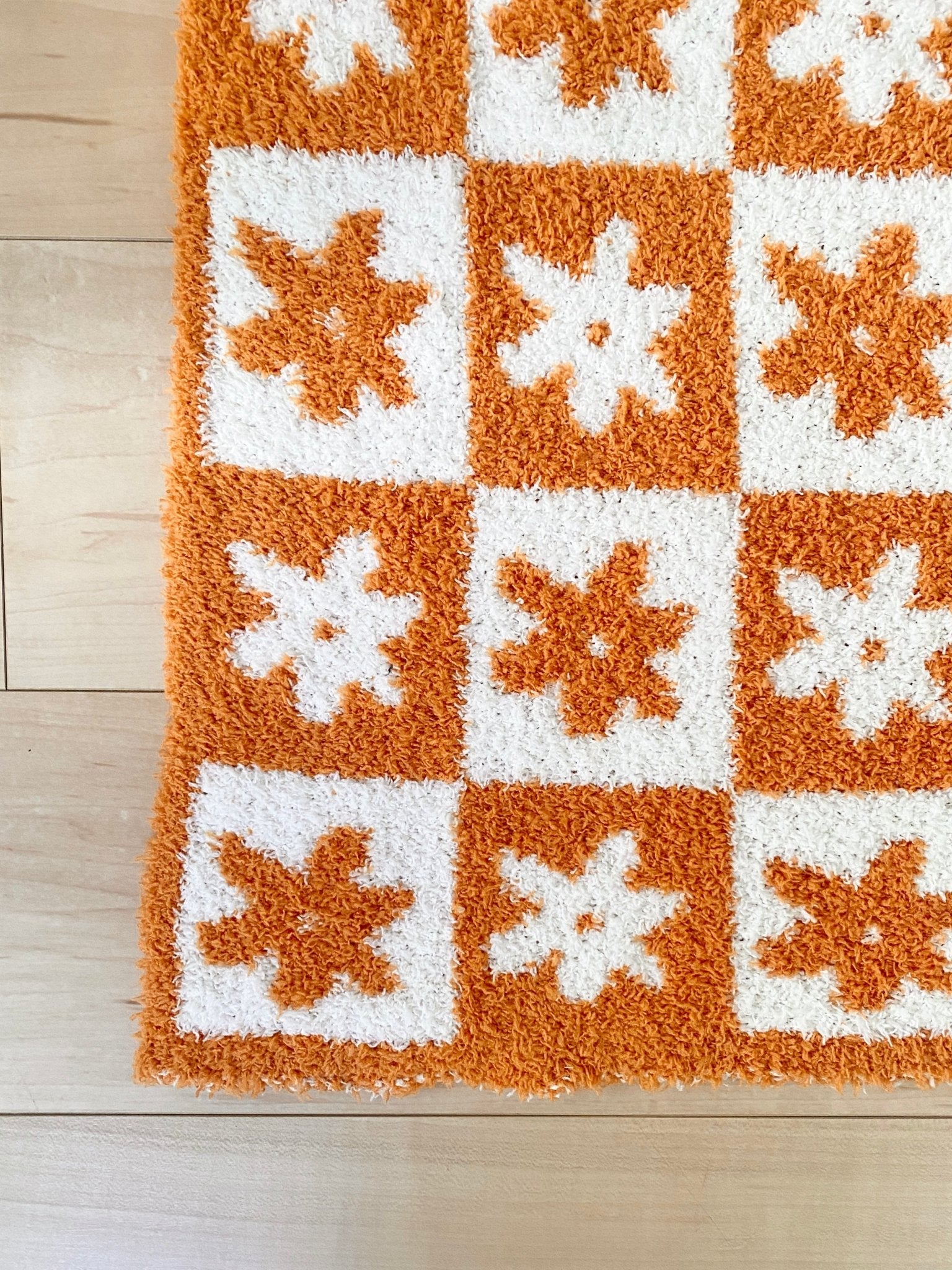 AL-4551-Little Rooms select-もっちりブランケット checkered flower